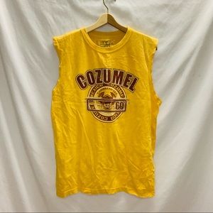 NWT Vintage Cozumel Cut Off Tee